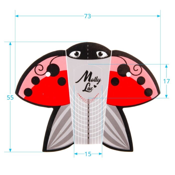 Molly Lac Moldes Mariquita 500 uds. - Imagen 4