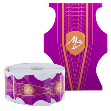Molly Lac Moldes Stiletto Violeta / Oro 500 uds.