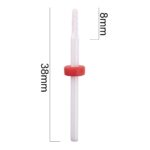 Fresa Universal de Cerámica XS F3/32" Para Cutícula Forma Palo - Imagen 3