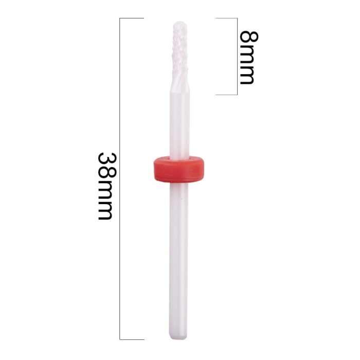 Fresa Universal de Cerámica XS F3/32" Para Cutícula Forma Palo - Imagen 3