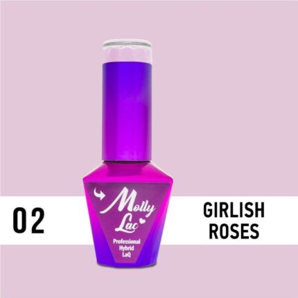 Esmalte Semipermanente Molly Lac Girlish Roses