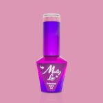 Esmalte semipermanente Molly Lac Powder Pink Dress 10 ml 03 - Imagen 4