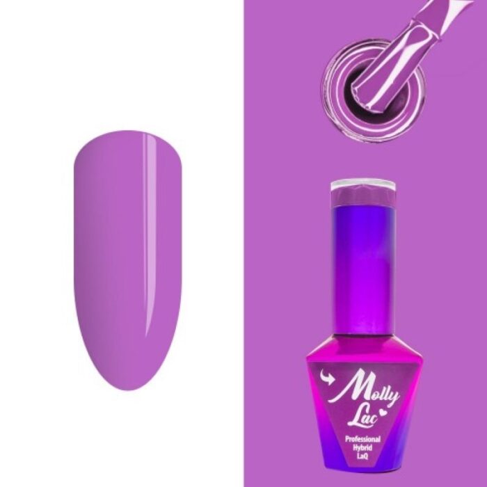 Esmalte semipermanente Molly Lac Purple Smoothie 10 ml 17 - Imagen 3