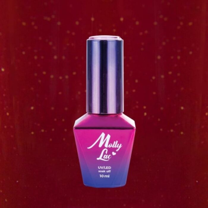 Esmalte semipermanente Molly Lac Russian Glitter 10 ml 40 - Imagen 4