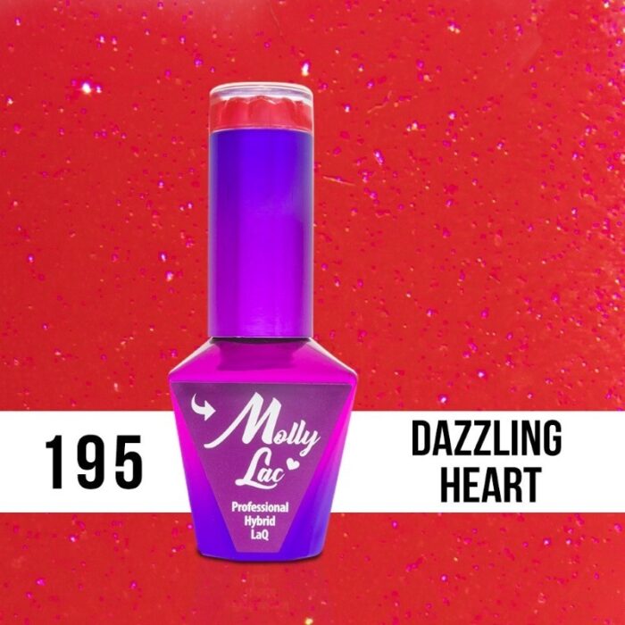Esmalte Semipermanente Molly Lac Dazzling Heart
