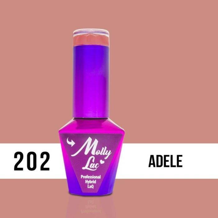 Esmalte semipermanente Molly Lac Adele 10 ml 202 - Imagen 2
