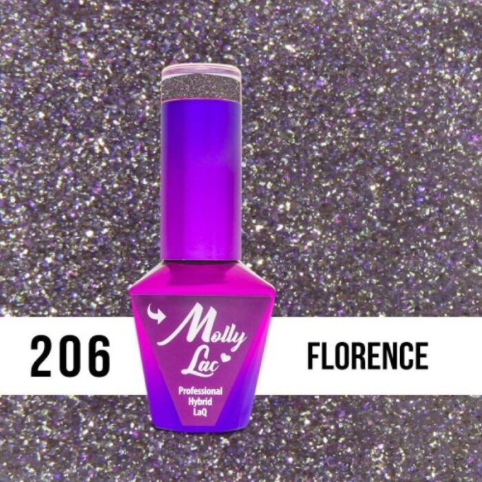Esmalte semipermanente Molly Lac Florence 10 ml 206 - Imagen 2