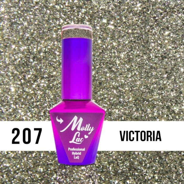 Esmalte semipermanente Molly Lac Victoria 10 ml 207 - Imagen 2
