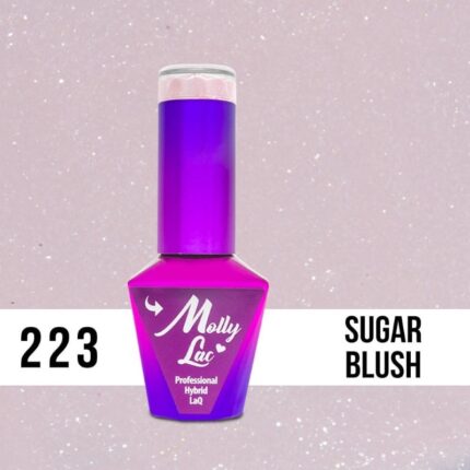 Esmalte semipermanente Molly Lac Sugar Blush 10 ml 223