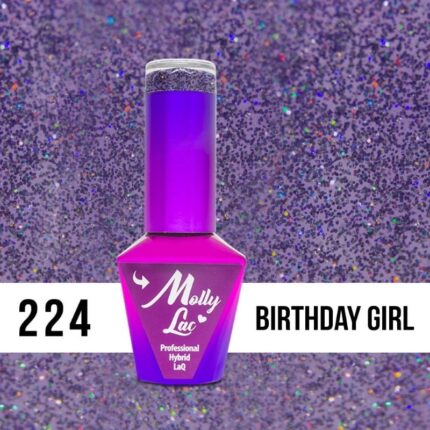 Esmalte semipermanente Molly Lac Birthday Girl 10 ml 224