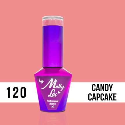 Esmalte semipermanente Molly Lac Candy Capcake 10 ml 120