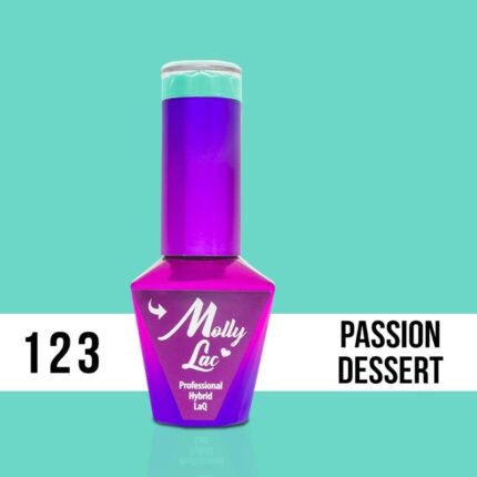 Esmalte semipermanente Molly Lac Passion Dessert 10 ml 123