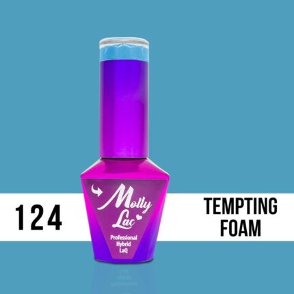 Esmalte semipermanente Molly Lac Tempting Foam 10 ml 124
