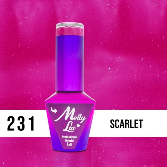 Esmalte Semipermanente Molly Lac Scarlet