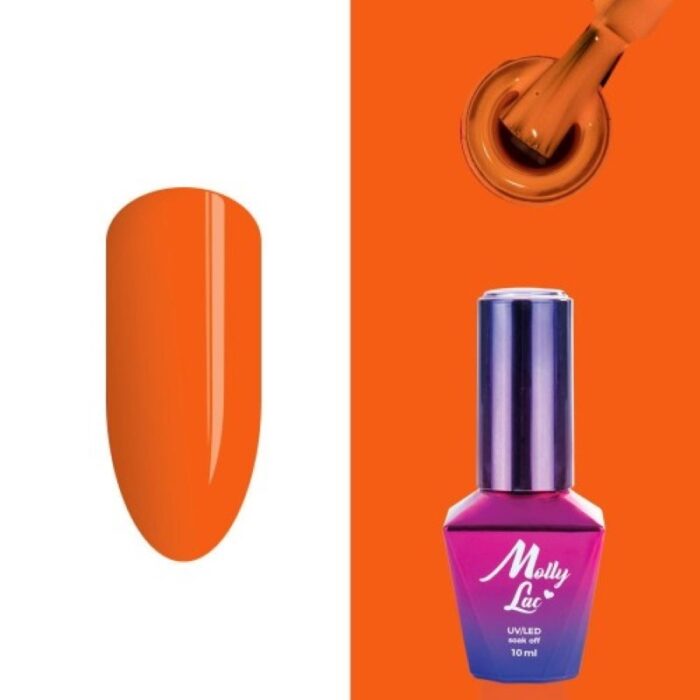 Esmalte semipermanente Molly Lac Naranja 10ml 133 - Imagen 3