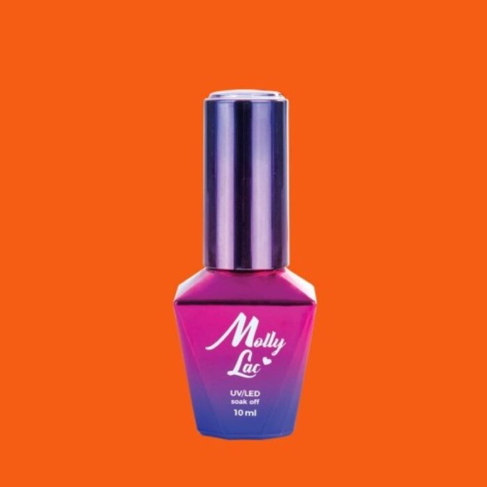 Esmalte semipermanente Molly Lac Naranja 10ml 133 - Imagen 4