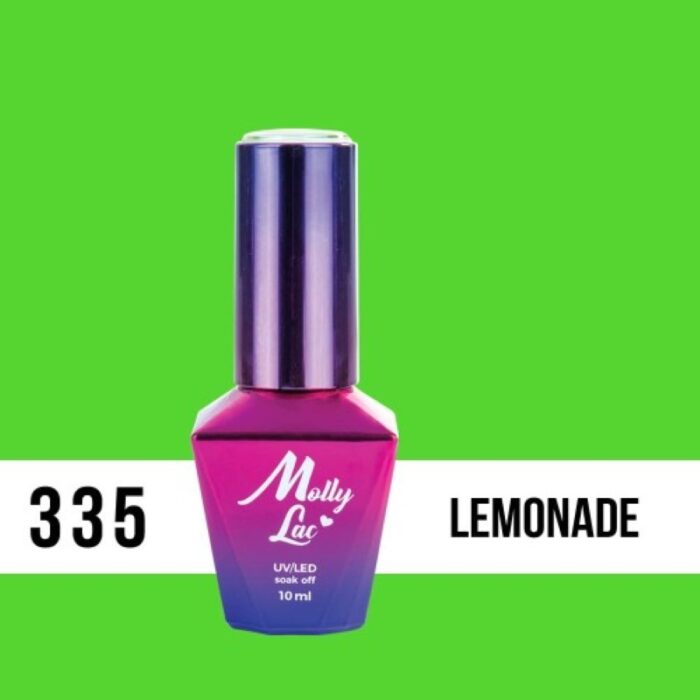 Esmalte semipermanente Molly Lac Lemonade 10ml 335 - Imagen 2
