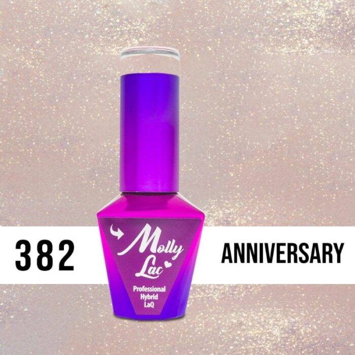 Esmalte semipermanente Molly Lac Anniversary 10 ml 382 - Imagen 2