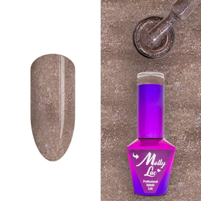 Esmalte semipermanente Molly Lac Moscato Fizz 10 ml 385 - Imagen 3