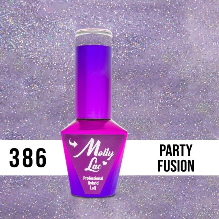 Esmalte semipermanente Molly Lac Party Fusion 10 ml 386 - Imagen 1