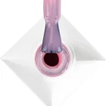 Esmalte semipermanente Molly Lac Transparent Glitter Pink 8 gr 23 Hema free