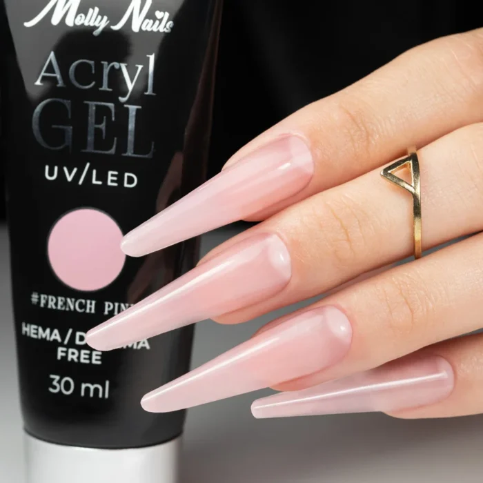 Molly Nails AcrylGel - Powder Gel French Pink 30ml - Imagen 2