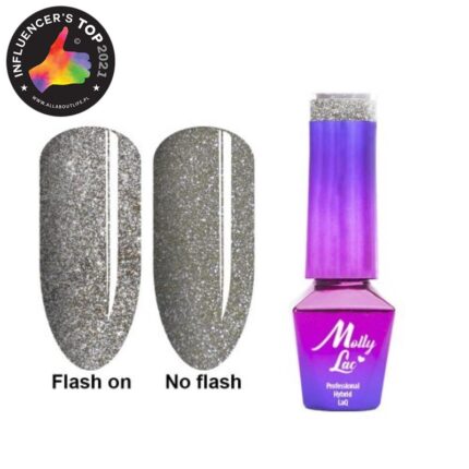 Esmalte Semipermanente Molly Lac Flashing Lights 3 Skin Lights 610