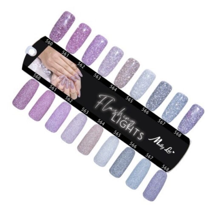 Esmalte semipermanente Molly Lac Flashing Lights Prestige 8grs Hema Free ml 561 - Imagen 2