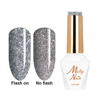 Esmalte semipermanente Molly Lac Flashing Lights Metal Mind 5 ml 565