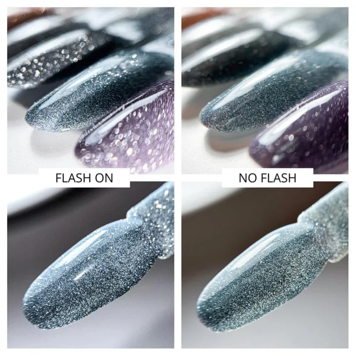 Esmalte semipermanente Molly Lac Flashing Lights Bling It Black 8 gr. nº 567 Hema di-Hema Free