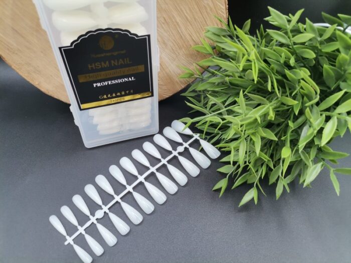 Tips Stiletto Natural Cover Full 240 unidades 2