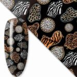 Foil Transfer Animal Print Marrón 1