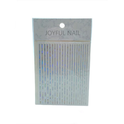 Pegatina uñas tira metálica Holográfica