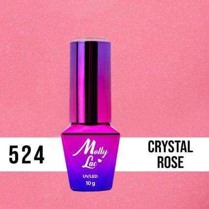 Esmalte semipermanente Molly Lac Crystal Rose 10 ml 524