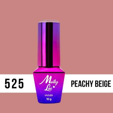 Esmalte semipermanente Molly Lac Peachy Beige 10 ml 525