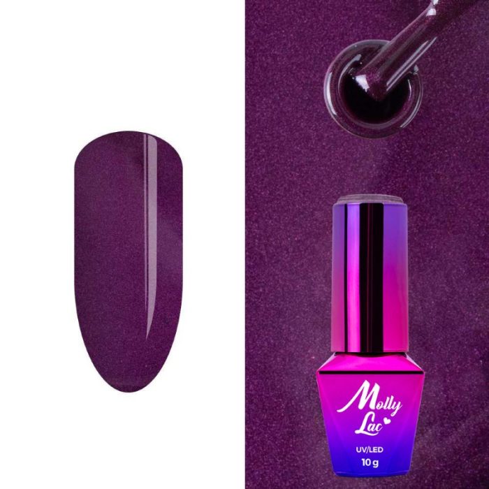 Esmalte semipermanente Molly Lac Liquid Violet 10 ml 528