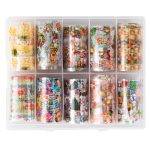 Foil Transfer Navidad Pack 10 unidades