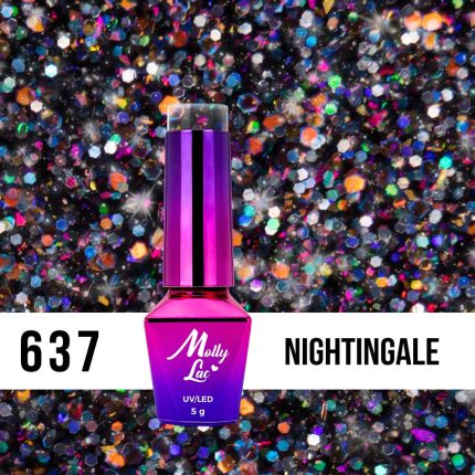 Esmalte semipermanente Molly Lac Nightingale 5 ml 637