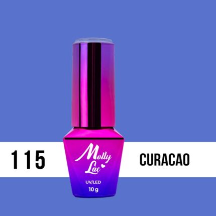 Esmalte semipermanente Molly Lac Curacao 10 ml 115
