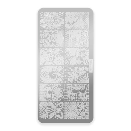Placa para stamping Flores ZG-L004