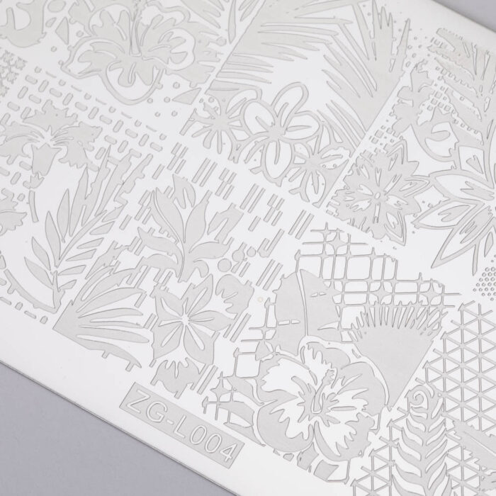 Placa para stamping Flores ZG-L004