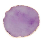 Paleta de cuarzo para dibujo de uñas morada