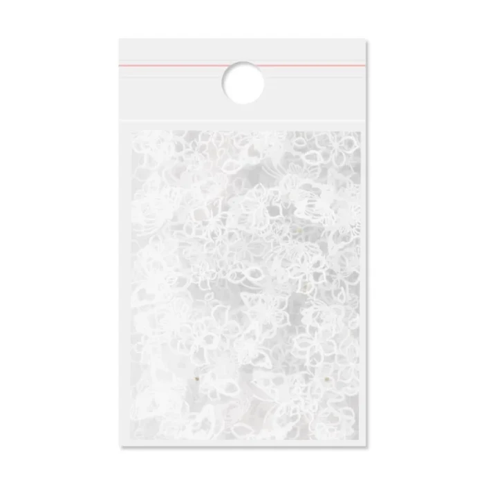 Foil Transfer Mariposas Blanco y Negro