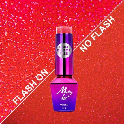 Esmalte semipermanente Molly Lac Flashing Lights Summer Edition Wow Girl! 5 ml 643