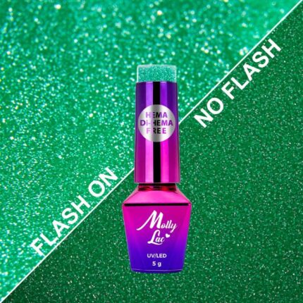 Esmalte semipermanente Molly Lac Flashing Lights Summer Edition Botanic Fever 5 ml 646
