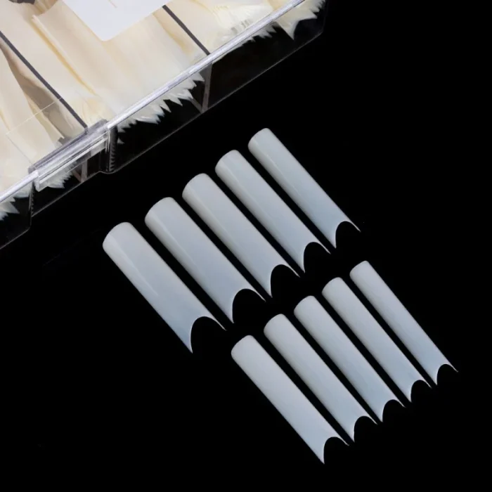 Tips cuadrados XXL Natural 500 uds