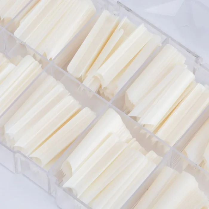 Tips cuadrados XXL Natural 500 uds