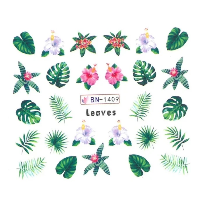 Pegatina uñas al Agua BN 1409