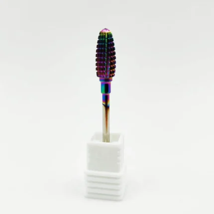 Fresa cónica 3/32 carburo de tungsteno para gel, acrílico y polyacrygel