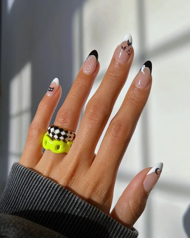 5 diseños de uñas para Halloween